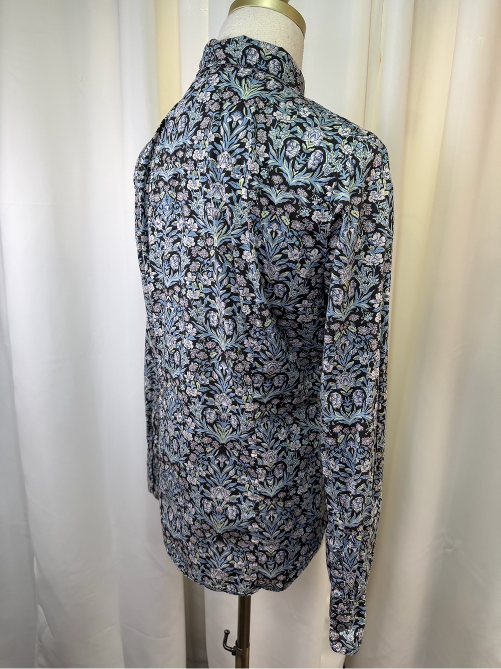 J. Crew x Liberty London Button-Up ‘Perfect Shirt’ in “Junes Meadow Floral” Sz 8 - Picture 12 of 16